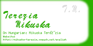 terezia mikuska business card